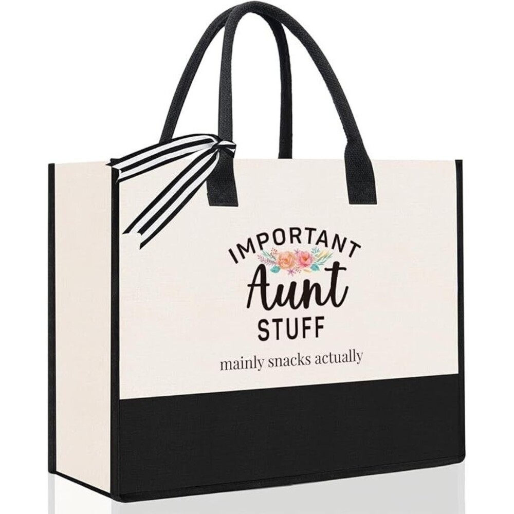 Grandma Nana GiGi Granny Mom Memaw Aunt Bride Nurse Important Stuff Tote Bag